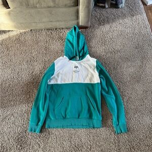 Hype UK Teal and White Hoodie